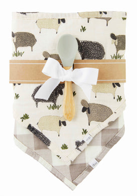 Lamb Bib Set