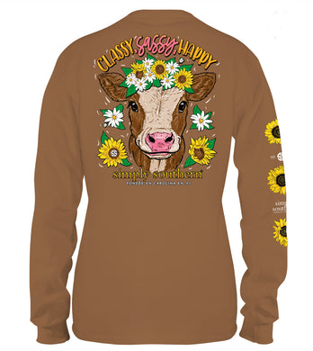 Simply Southern Classy, Sassy, Happy Cow tee