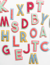 Chenille Letter Stickers (Removable)