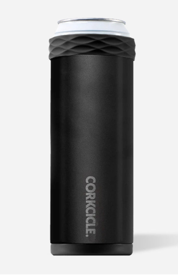 Corkcicle SLIM CAN COOLER & INSULATOR Matte Black