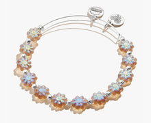 Alex and Ani Daisy Iridescent Beaded Bangle