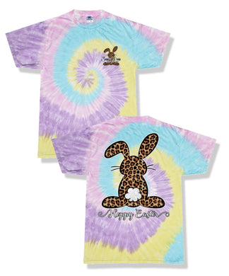 Tie Dyed Cheetah Easter Bunny