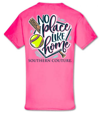 Southern Couture No Place Like Home Softball T-Shirt