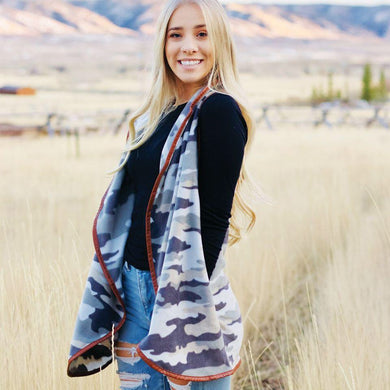 Simply Southern ~ camouflage Fleece vest