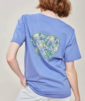 Ivory Ella Baja Blue Prairie Elephant Tee