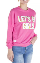 Simply Southern Sparkle Letter Pullover Let’s Go Girl