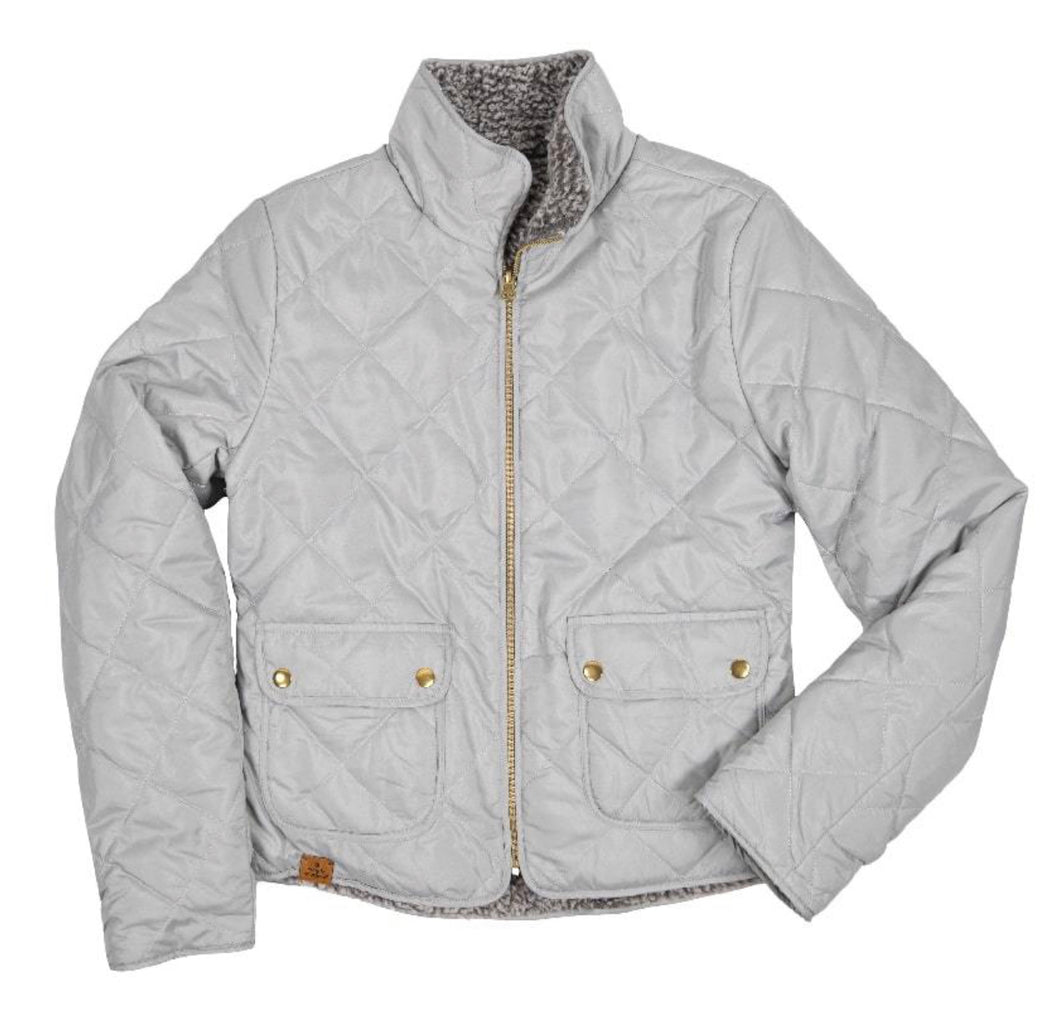 Simply Southern Reversible Puffer Jacket Tan