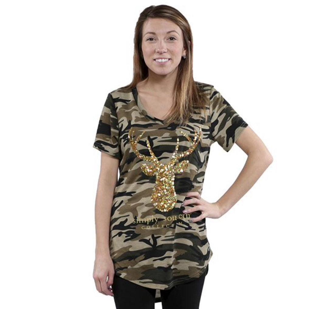 Simply Southern ~ Deer Sequins Shirt