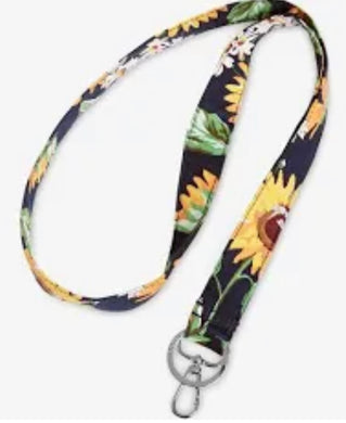 Vera Bradley Wide Lanyard Sunflower