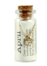 Birthstone Necklace Bottles