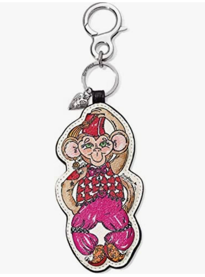 Brighton Monkey See Monkey Do Handbag Fob