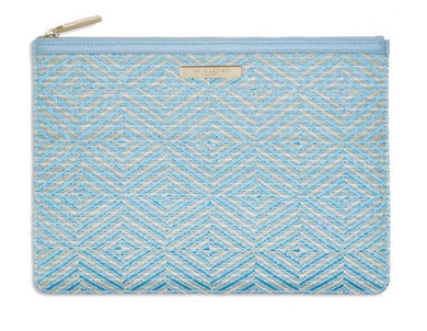 Katie Loxton ~ ZAHARA STRAW CLUTCH | TURQUOISE