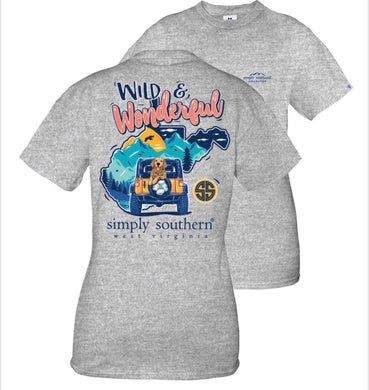 West Virginia Simply Southern Custom Tee