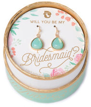 Spartina ~ Bridesmaid earrings blue