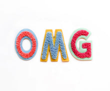 Chenille Letter Stickers (Removable)