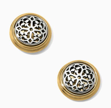 Brighton Ferrara Two Toned Post Earrings