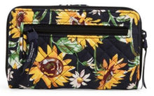 Vera Bradley "Sunflowers" RFID Turnlock Wallet