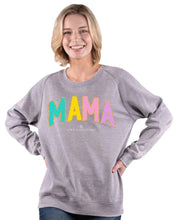 Simply Southern Grey Mama Puff Letter Sweatshirt