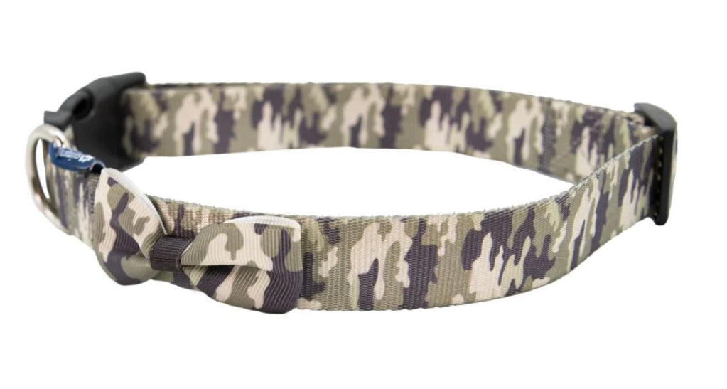 Simply Southern Dog Collar- Camo (Grey)