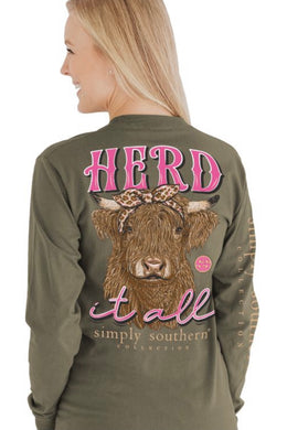 Simply Southern Herd It All tee