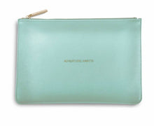 Katie Loxton ~ PERFECT POUCH | ADVENTURE AWAITS | METALLIC AQUA