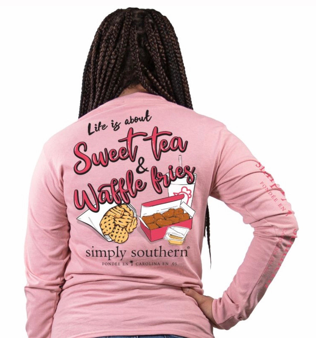 Simply Southern ~ Sweet Tea and Waffle Fries