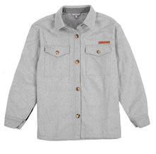 Simply Southern Sherpa Shacket Grey