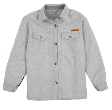 Simply Southern Sherpa Shacket Grey