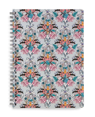 Vera Bradley Harry Potter Mini Notebook with Pocket in Herbology Grey