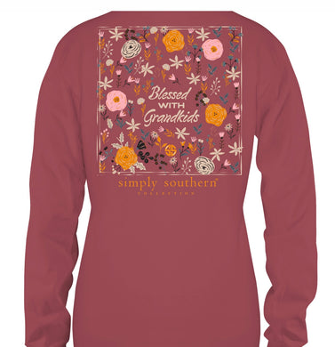 Simply Southern Blessed with Grandkids tee