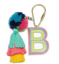 Boho Initial Keychains/Bag Charms