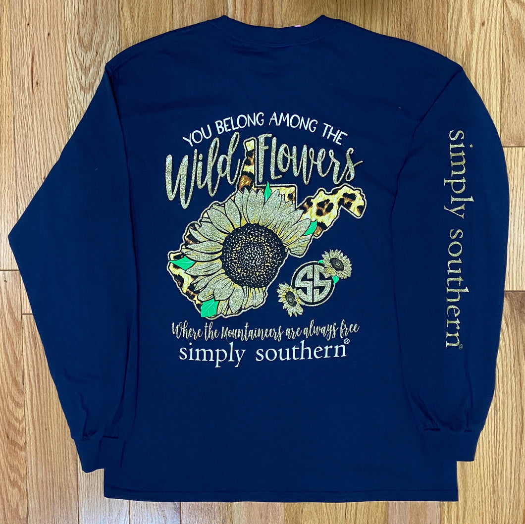 Simply Southern ~ Sunflower West Virginia Limited Tee