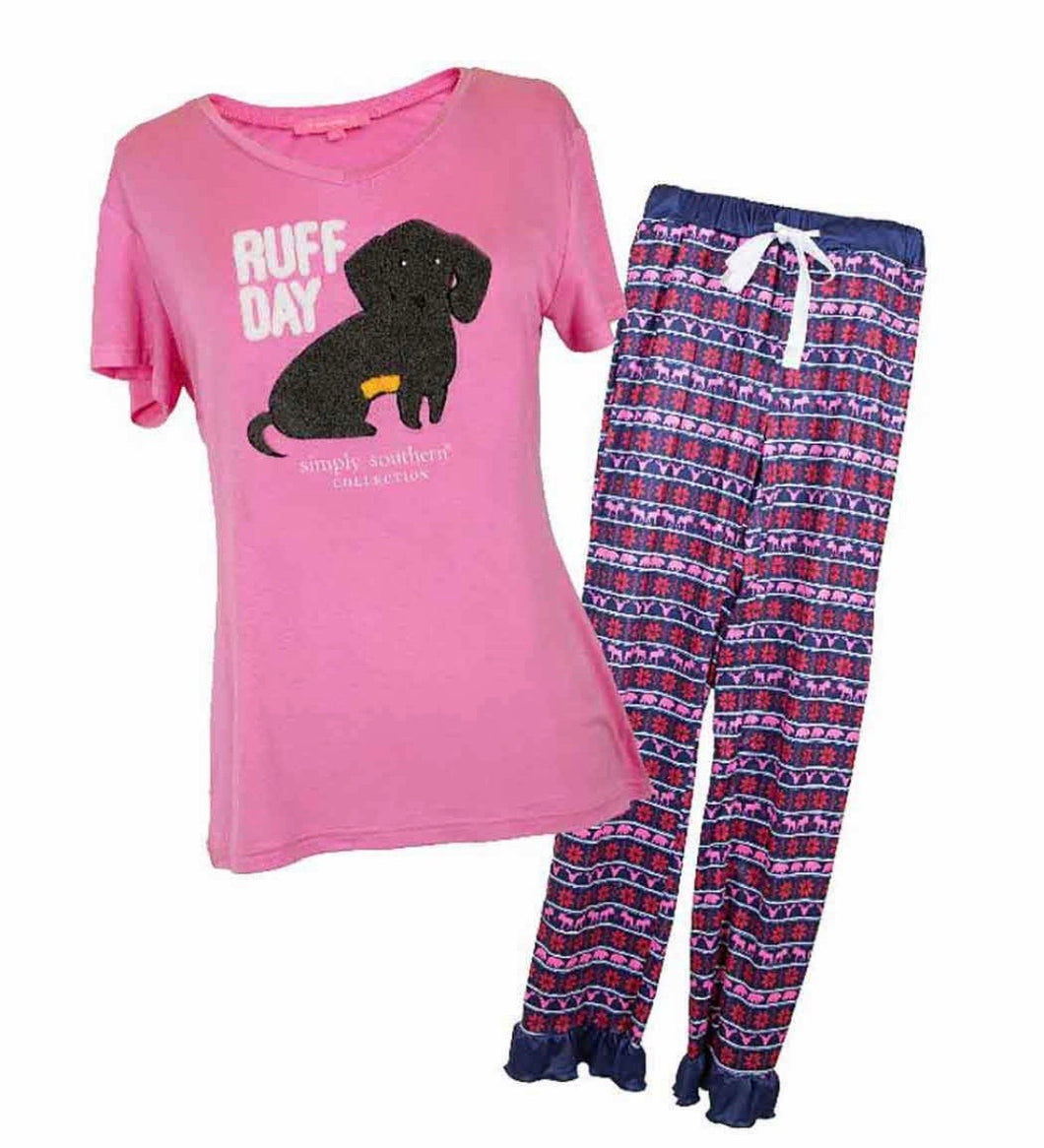 Simply Southern ~ Ruff Day PJ Lounge Set