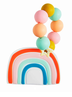 Mud Pie, Rainbow Silicon Teether