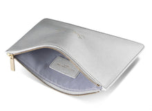 Katie Loxton ~ PERFECT POUCH | SHINE BRIGHT | METALLIC SILVER