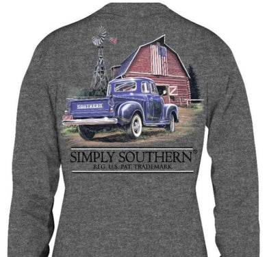 Simply Southern Red Barn Blue Truck