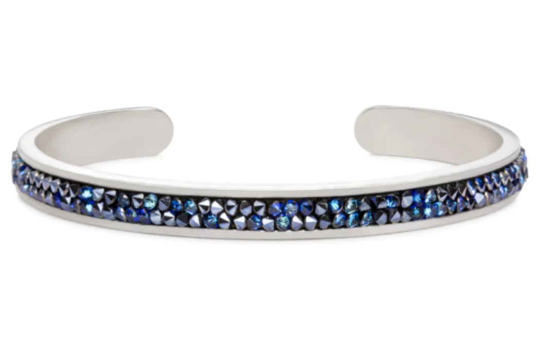 Luca + Danni Blue Druzy Channel Cuff