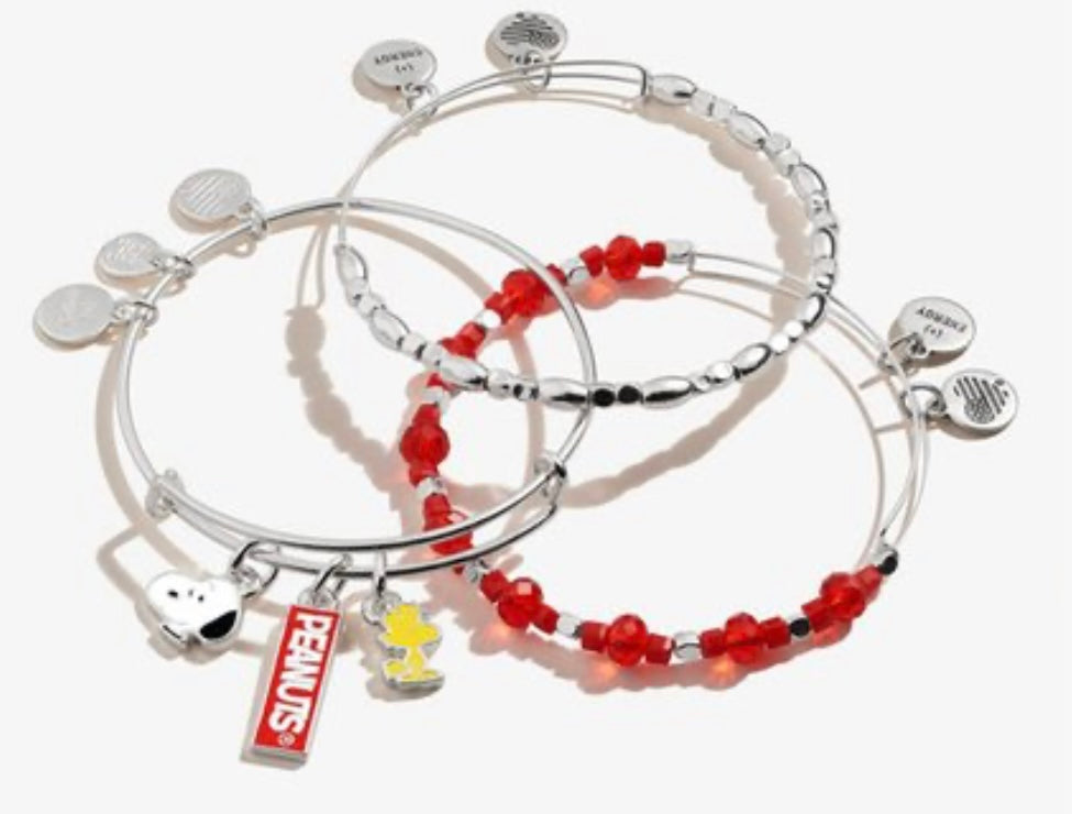 Alex and Ani Peanuts™ Snoopy Set of 3