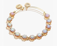 Alex and Ani Daisy Iridescent Beaded Bangle