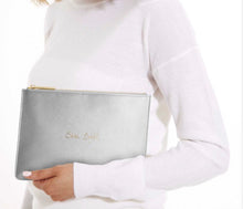 Katie Loxton ~ PERFECT POUCH | SHINE BRIGHT | METALLIC SILVER