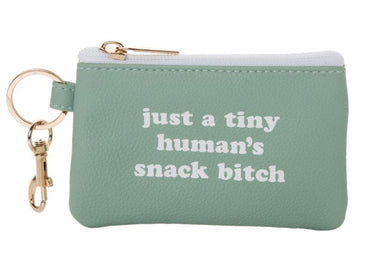 Human's Snack Keyring Zip Wallet