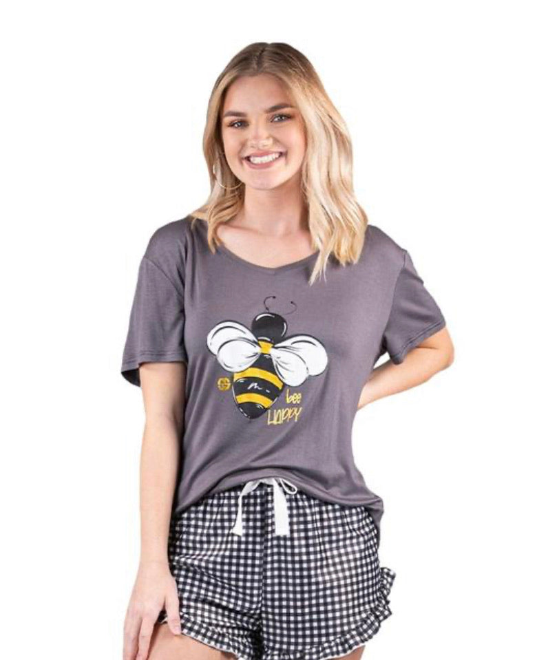 Simply Southern ~ Bee Happy Pajama Set