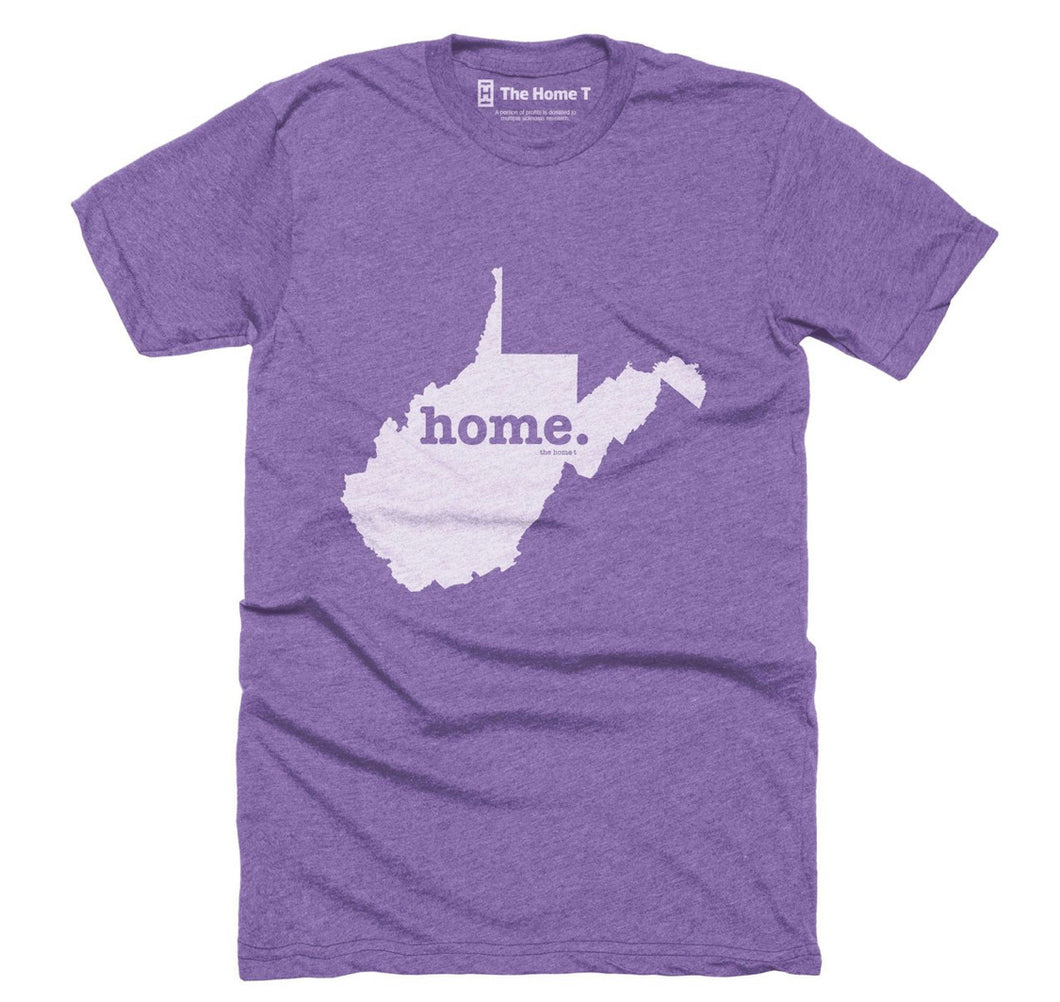 West Virginia ~ Home Tee Purple