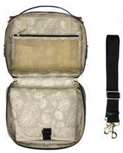 TWELVElittle LUXE DIAPER CLUTCH FOR DIAPER BAG IN BLACK CROC
