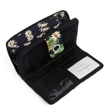 Vera Bradley "Sunflowers" RFID Turnlock Wallet