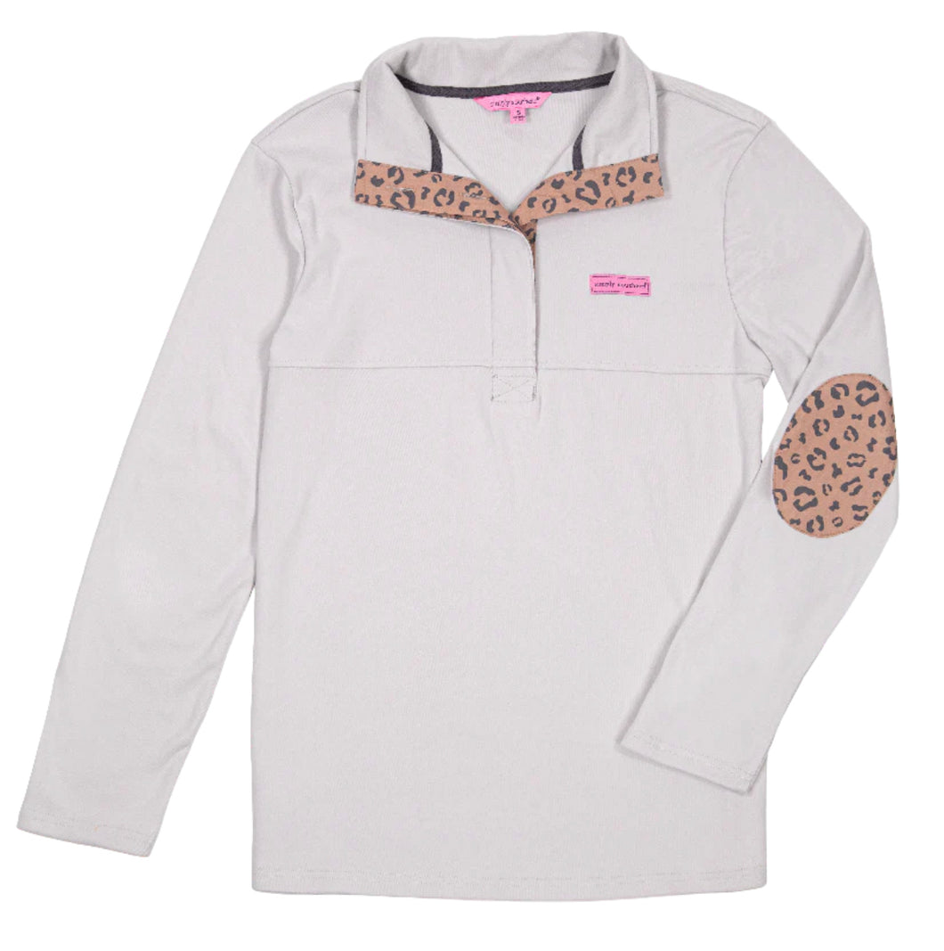 Simply Southern Long Sleeve Pullover Leopard