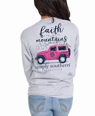 Simply Southern ~ Faith can move mountains Jeep