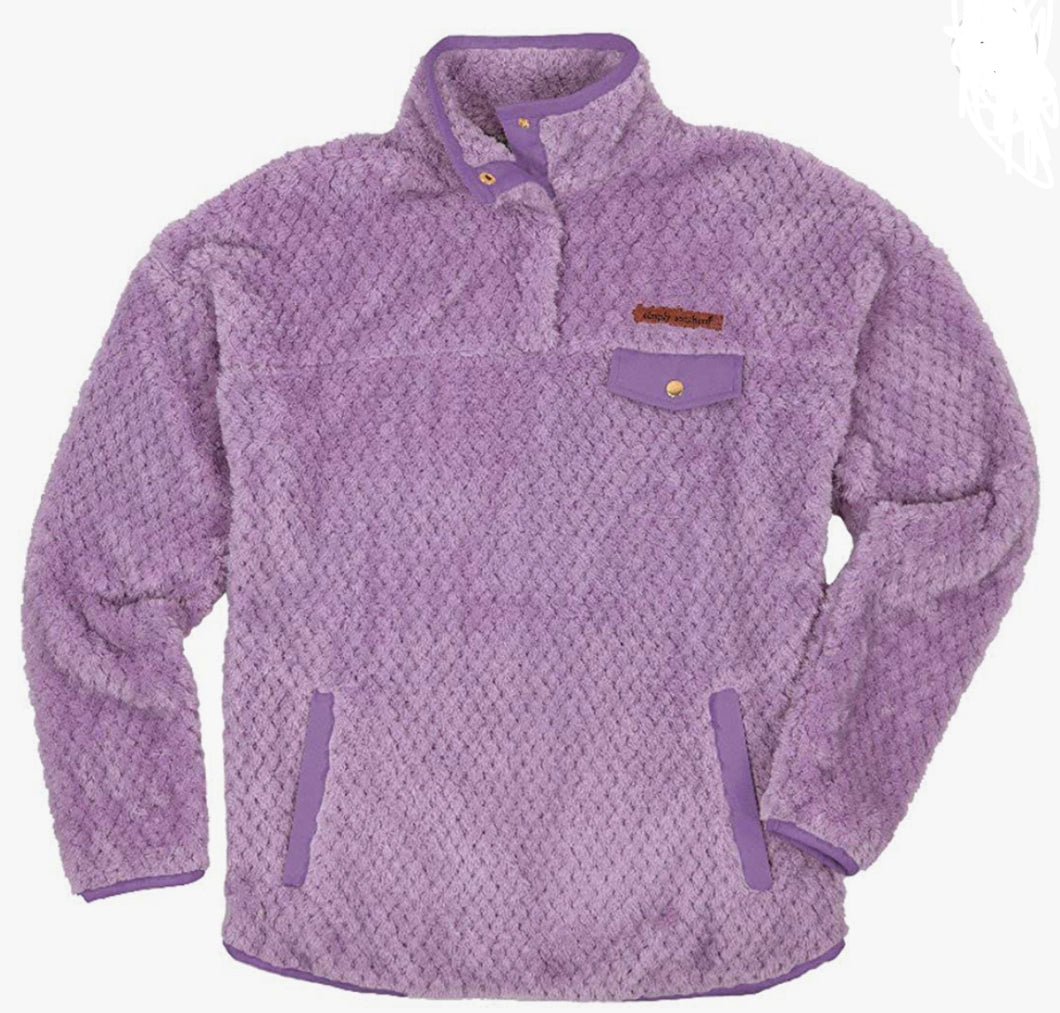 Simply Southern Soft Pullover Lilac