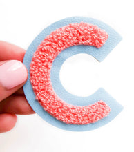 Chenille Letter Stickers (Removable)