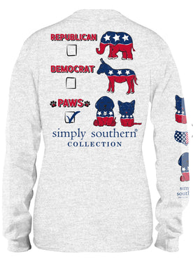 SIMPLY SOUTHERN VOTE PAWS USA